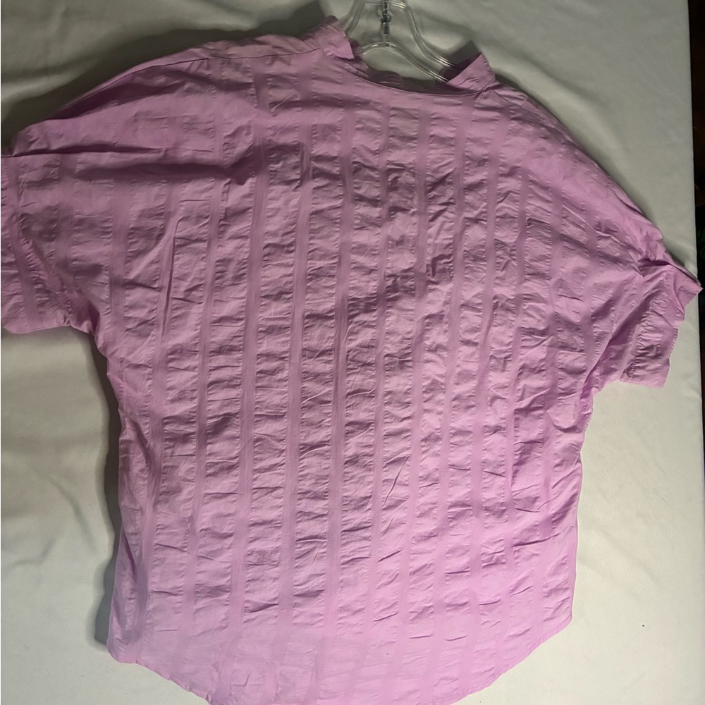 Lavender Textured Blouse NWT - Picture 4 of 4